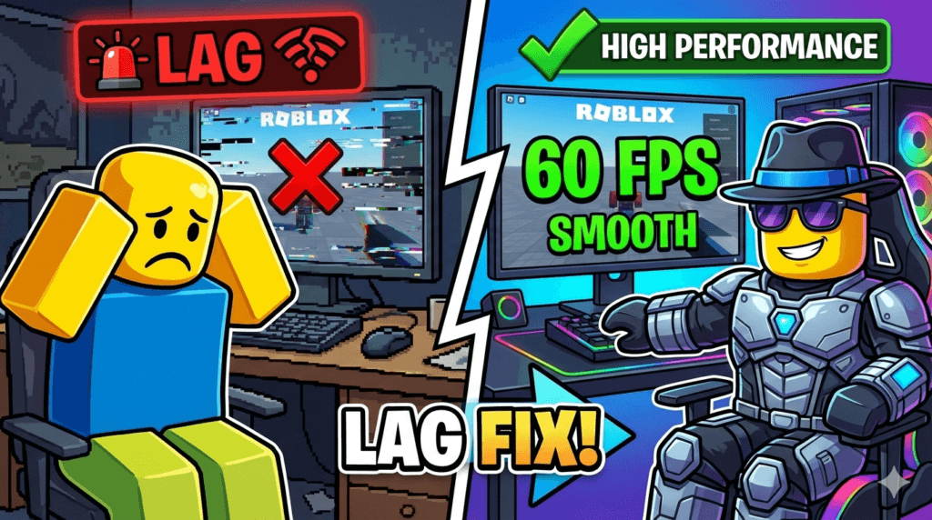 Roblox Gun Tycoon lag fix vs high fps comparison 2026